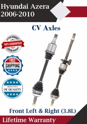 New OE Front CV Axles For 2006-2010 Hyundai Azera 3.8L Lifetime Warranty — 第 1/4 张图片