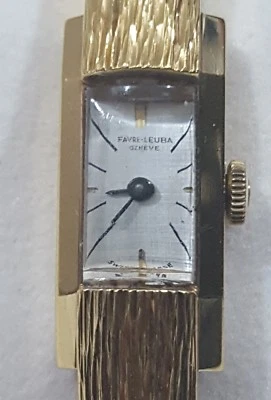 Vintage Favre Leuba Geneve Ladies's Gold Plated Hand Winding Watch  - Image 1 of 4