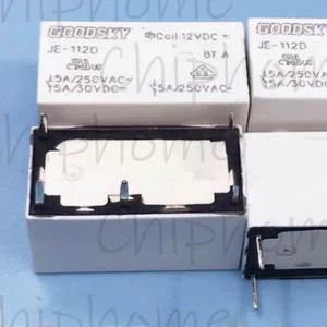 1Pce JE-112D 12VDC Miniature Relay 5A 250VAC 5Pins - Picture 1 of 1