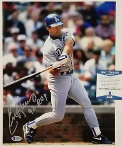 Eric Karros signed Dodgers 11x14 Photo #2 "92 ROY" Inscription ~ Beckett BAS COA - Picture 1 of 1
