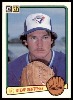 1983 Donruss Steve Senteney Rookie . Toronto Blue Jays #52 - Image 1 of 2