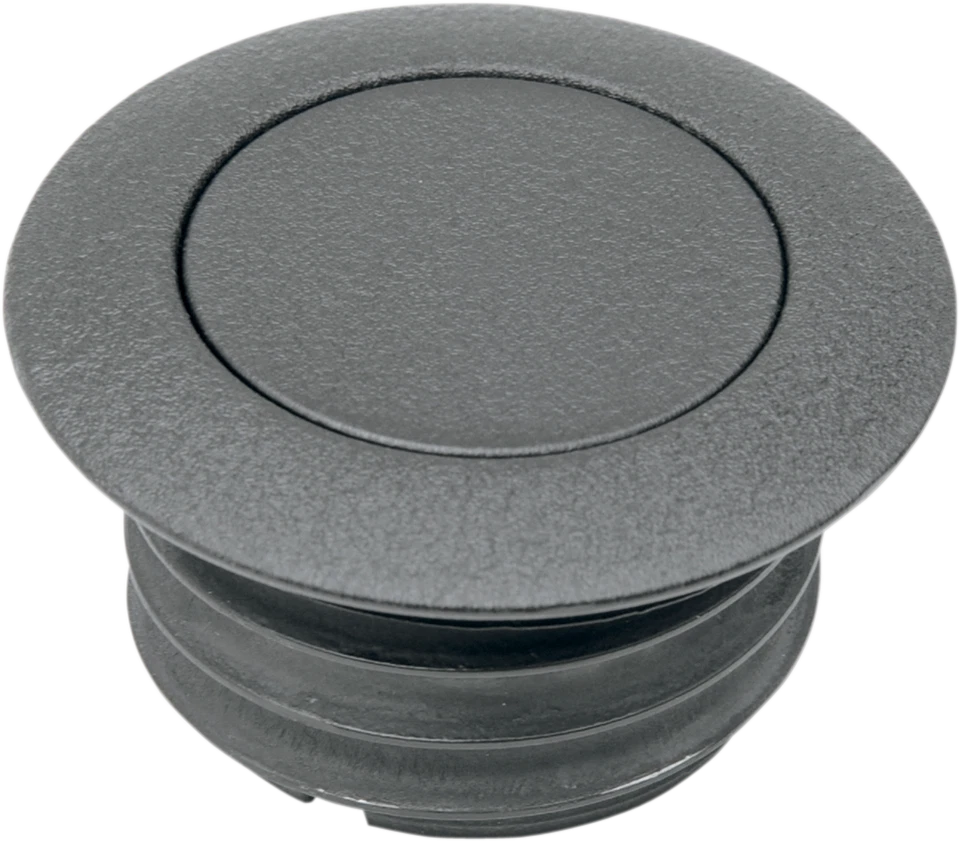 Drag Specialties Wrinkle Black Vented Pop-Up Gas Cap for 1982-1995 Harley Models - Image 1 of 1