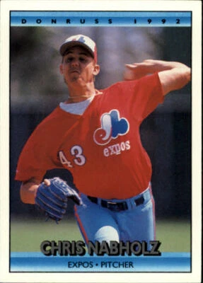 1992 Donruss #170 Chris Nabholz - NM - Image 1 of 2