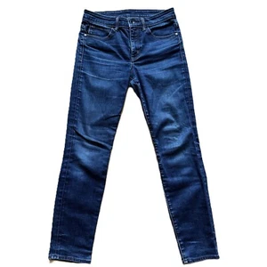 Helmut Lang Women's Jeans Size 28 Skinny Dark Wash Mid Rise - Picture 1 of 7