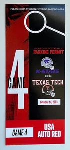 2023 Kansas State Wildcats vs Texas Tech Red Raiders 10/14/23 Boleto Tall Park - Imagen 1 de 1