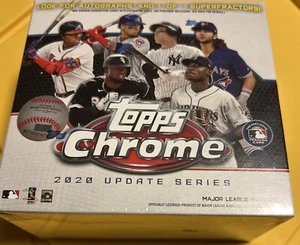 Tarjetas de béisbol 2020 Topps Chrome Update Series selladas de fábrica mega caja - Imagen 1 de 5