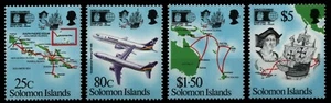 Salomoninseln 1992 - Mi-Nr. 784-787 ** - MNH - Schiffe & Flugzeuge - Bild 1 von 1