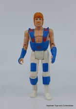 Chuck Norris KUNG FU TRAINING CHUCK Action Figure Incomplete Vintage Kenner 1986