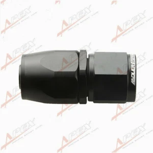 USA -10AN AN10 AN-10 STRAIGHT SWIVEL OIL FUEL GAS LINE HOSE END ADAPTOR BLACK - Afbeelding 1 van 8
