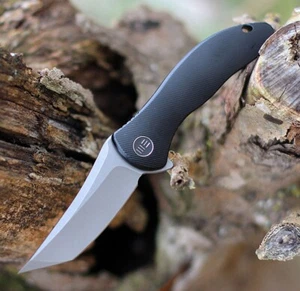 WE KNIFE MINI SYNERGY FLIPPER KNIFE BLACK TIANTIUM CPM-20CV STAINLESS 2012B - Picture 1 of 7
