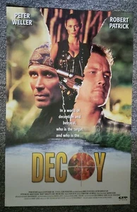 Decoy 1995 Peter Weller Robert Patrick Charlotte Lewis Video PROMO Poster - Bild 1 von 1