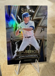 Ryne Sandberg 2022 Select SPARKS HOLO PRIZM Parallel Chicago Cubs