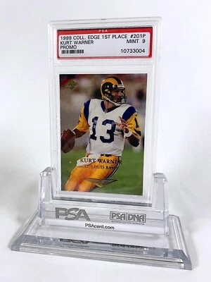 1999 Collector's Edge 第 1 名“促销”#201P Kurt Warner(RC、名人堂)- PSA:9 — 第 1/3 张图片