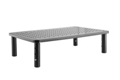 TV LCD LED Computer Monitor Laptop Table Riser Shelf Desktop Stand Space Saver - Image 1 of 4