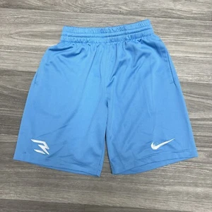 Nike 3BRAND by Russell Wilson Shorts Youth M 10-12 Blue Gym Athletic Elastic - Picture 1 of 11