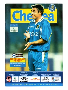 Chelsea v Nottingham Forest 1998-1999 Premier League 12/09/1998 - Picture 1 of 1