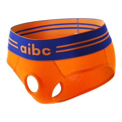 Calzoncillos de algodón para hombre cintura baja anillo de silicona ropa interior para vibrar Foto 1 de 4