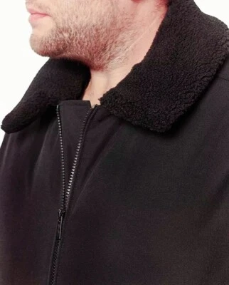 SEAN JOHN ® - 3XL BIG - Men's BOMBER Jacket Coat - Black - ONLY 2 Left, HURRY! ❤ - Image 1 of 4