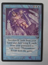 Mtg Legends NM- near mint- Recall & empty legends booster