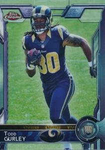 Lot of (10) Todd Gurley RAMS 2015 Topps Chrome #110 Running Rookie Card rC QTY - Picture 1 of 1