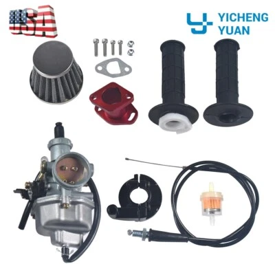 Kit de carburador PZ26 para mini bicicleta MB100 Predator 212cc 196cc Honda GX160 GX200 Foto 1 de 4