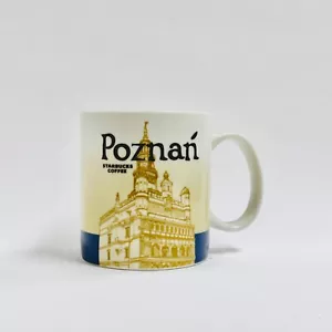 Starbucks Poznan Poland Cup Coffee Mug Collector Global Icon Series 16oz MIC - Picture 1 of 3