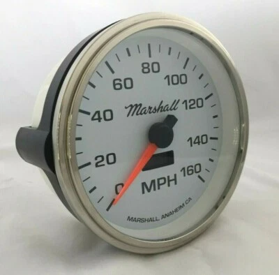 Marshall 5» в приборной панели электронный спидометр, белый циферблат, ободок ступеньки, 2254STP - Изображение 1 из 3