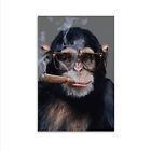 Smoking Gorilla Monkey Funny Animal Picture Canvas Poster Art Modern Family