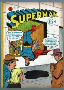 Australian Superman 70 DC Comics 50er Jahre mit Action Comics 204 Cover AU - Bild 1 von 2
