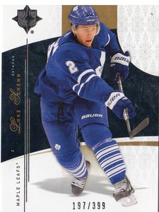 2009-10 Ultimate Collection Maple Leafs Hockey Card #27 Luke Schenn/399