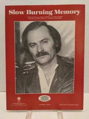 Partituras piano guitarra Slow Burning Memory Vern Gosdin libro falso años 80 R&B F1G Foto 1 de 2