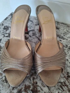 Cristian Louboutin heel flip flops size 36 - Picture 1 of 13