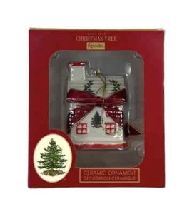 Árbol de Navidad Spode bendice este hogar adorno de cerámica para casa nuevo en caja precio de venta sugerido por el fabricante $30 - Imagen 1 de 7