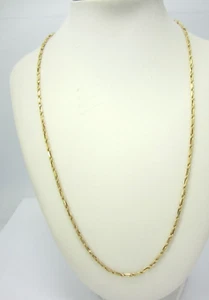 STUNNING 14K YELLOW GOLD (18") CHAIN NECKLACE 2.5G - Imagen 1 de 6