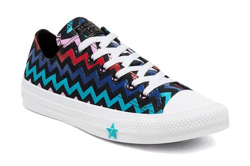 Nuove con scatola Sneakers basse da donna Converse Chuck Taylor All Star Zigzag taglia 7