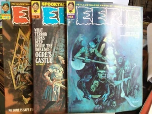 EERIE #41 42 43 WARREN MAGAZINE 1972 SANJULIAN DOMINGUEZ - Foto 1 di 7