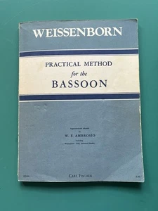 Weissenborn practical method for the Bassoon Music Book - Picture 1 of 5