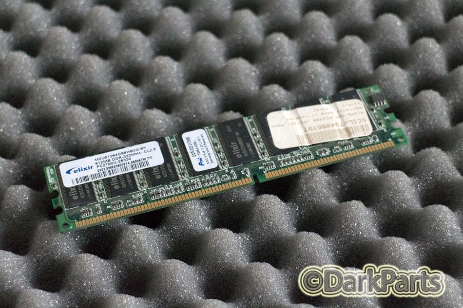 Elixir M2U51264DS8HB3G-6K 512MB Memory RAM PC3200U-30330 - Image 1 of 1