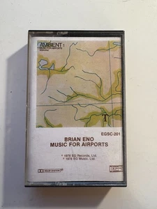 *EXTREMELY RARE ORIGINAL* BRIAN ENO Music For Airports Ambient #1 CASSETTE TAPE - Picture 1 of 4