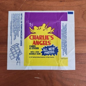 Vintage 1977, Charlie's Angels, Topps Wax Pack Wrapper Only - Picture 1 of 4