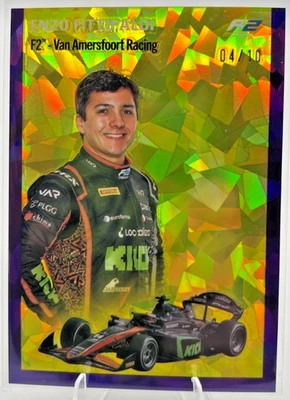 2024 Topps Chrome Sapphire  Formula 1 F1 Enzo Fittipaldi #1954-23 Purple 04/10 - Image 1 of 2