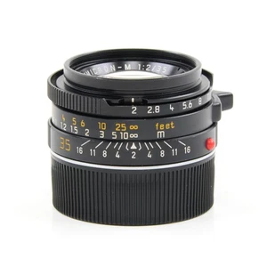 LEICA 35MM F2 SUMMICRON-M BLACK 4TH VERSION KING OF BOKEH GERMANY 11310 #5360 - Picture 1 of 13