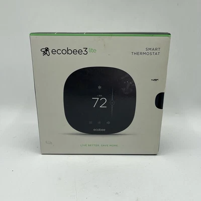 NEW ecobee3 Lite Smart Thermostat (EB-STATE3LT-02) Programmable Heat Cooling - Image 1 of 4