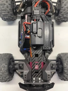 Upper Chassis Brace (Carbon Fiber) - Compatible w/ Traxxas Mini Maxx - Picture 1 of 7