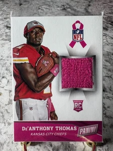 Panini Black Friday 2014 De'Anthony Thomas rosa material usado por el jugador Oregon RC! - Imagen 1 de 2