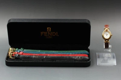 [Exc+5 / w box] FENDI 640L Change Belt 5 Colors Ladies Watch From JAPAN - image 1 of 4
