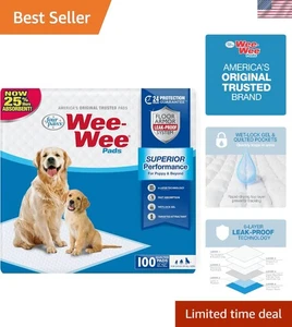 Floor Protection Pads for Dogs, 22" x 23", 100 Ct - Picture 1 of 11