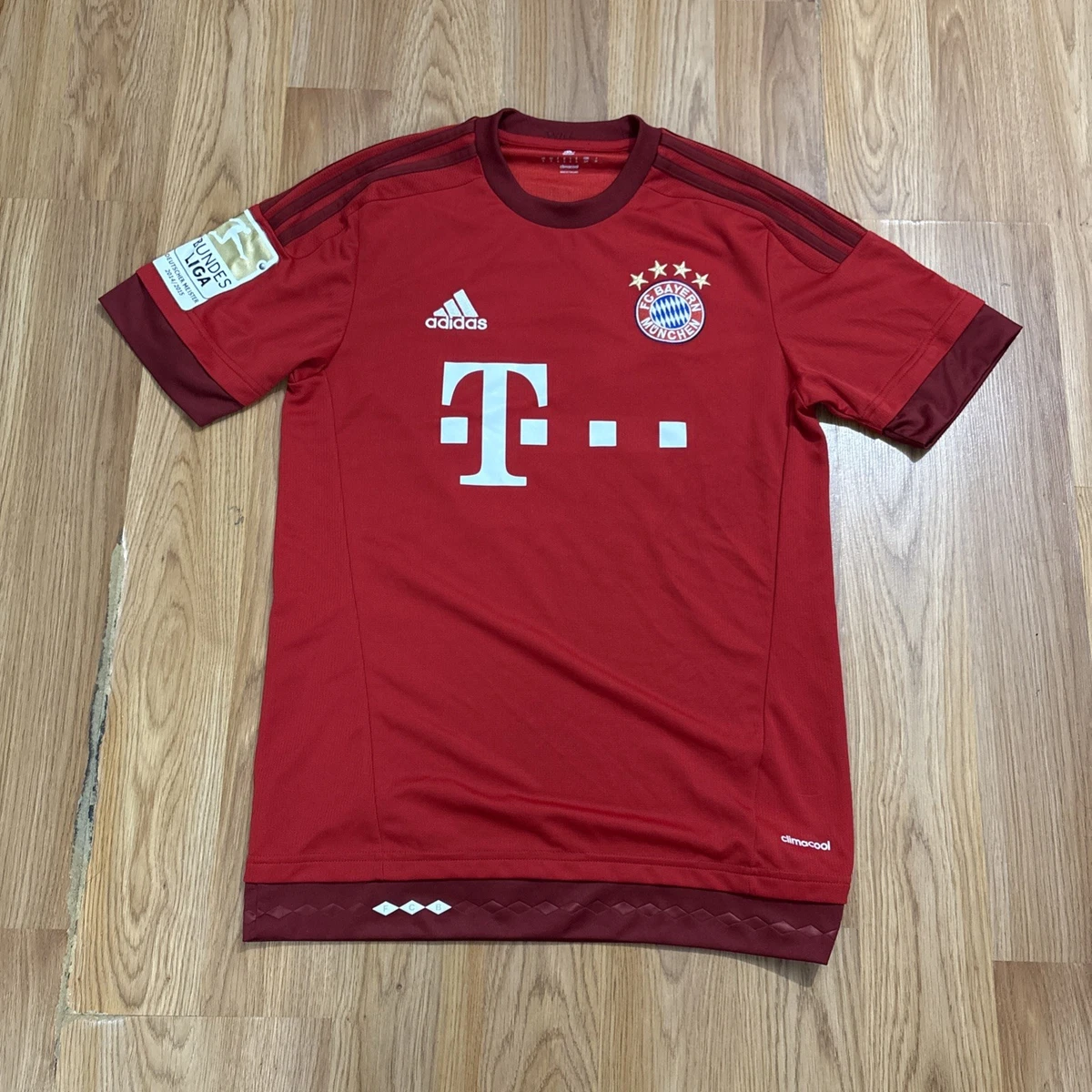 FC Bayern München adidas シャツ Mサイズ 赤 Adidas Originals FC Bayern 1994 Tee - Scarlet - Football Shirt