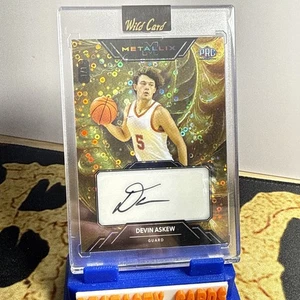 2024 Wild Card Metallix Devin Askew Gold Disco Auto 1/1 PRC - Picture 1 of 3