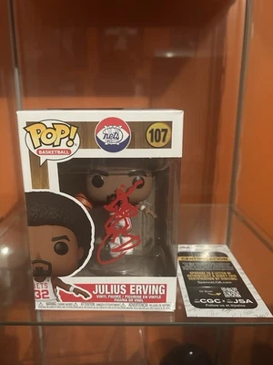 Julius Dr. J Erving Signed Funko Pop JSA - Image 1 of 3